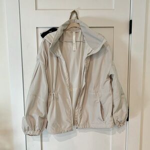Lululemon Cinch-Waist jacket size 10. Like new except for stain shown on arm